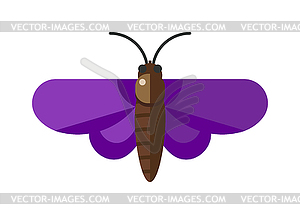 Flat butterfly - vector image