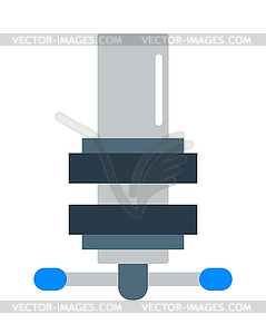 Mechanism icon flat style - vector image