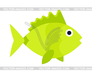 Aquatic fish wildlife aquarium underwater nature - vector clipart