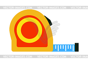 Ruler tool flat icon  - vector image