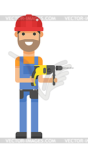 Serviceman builder professional and worker - vector clipart