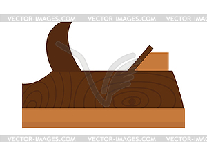 Wood plane tool icons  - vector clipart