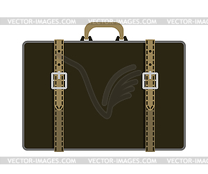Journey suitcase travel fashion bag trip baggage - vector image
