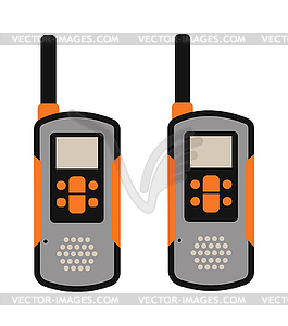 Portable radio transmitter  - vector clipart