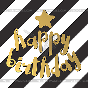 Set of beautiful birthday invitation cards decorated - vector image