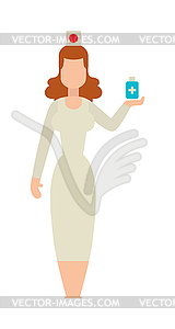 Doctor people man and woman  - vector clip art