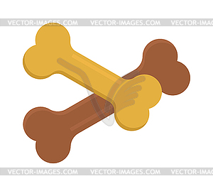 Dog bone animal food meal pet biscuit toy canine - vector clipart