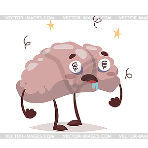 Bad brain and headache  - vector clipart