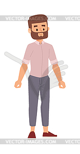 Hipster boy  - vector clipart