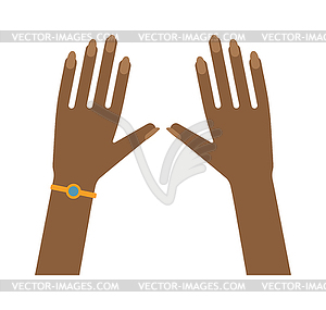 Human hands  - vector image