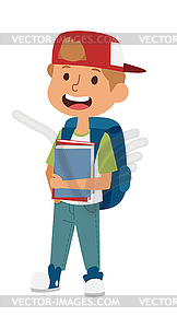 School kid primary education character  - vector clip art