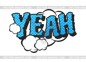 Popart comic speech bubble boom effects  - vector clipart