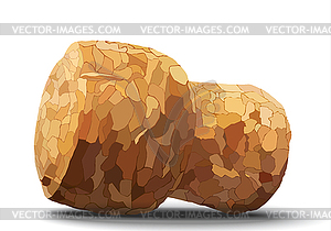 Champagne cork - vector clipart