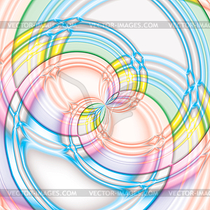 Colorful big spiral candy background - royalty-free vector clipart