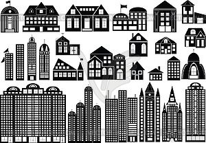 Buildings - vector clipart