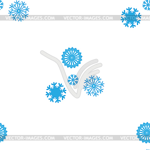 Snowflake pattern - vector image