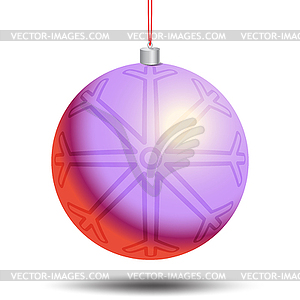 New year celebration ball - vector clipart