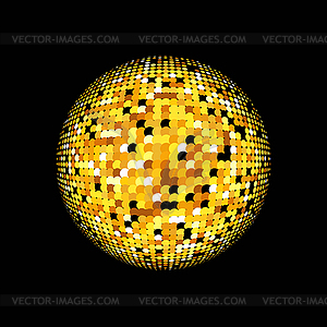 Abstract halftone circle - vector clipart