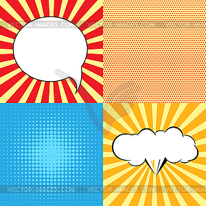 Pop art background - vector clip art