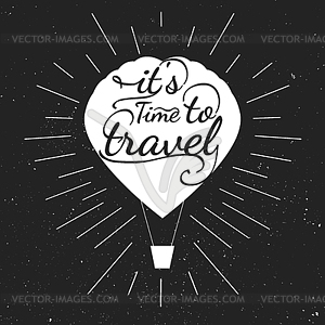 Inspirational typography poster - royalty-free vector clipart