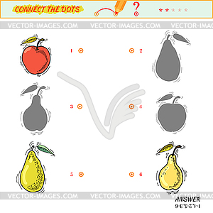 Shadow game - vector clipart