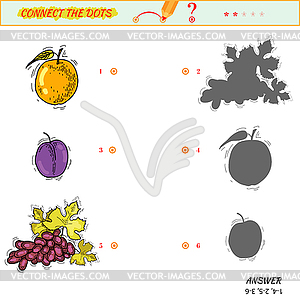 Visual puzzle or picture riddle - vector clipart