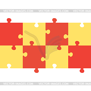 Puzzle background - vector clipart