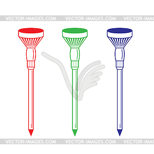 Golf tee - vector clipart