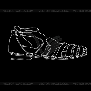 Women`s shoes - vector clipart