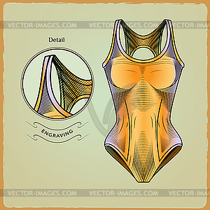 Swimsuit - vector clipart