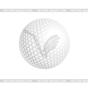 Golf ball - vector clipart