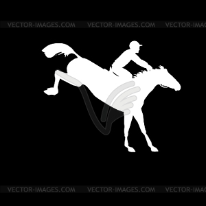 Horse. Derby - vector clipart
