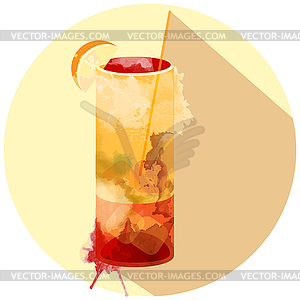 Bloody Mary Cocktail - vector image