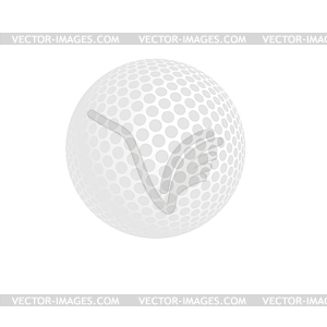 Golf ball - vector image