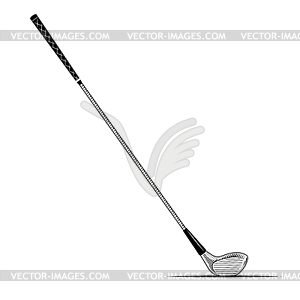 Golf club wood - vector clip art