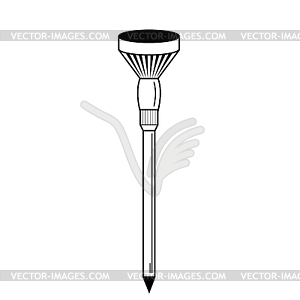 Golf tee - vector clipart