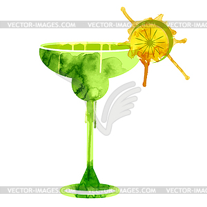 Margarita Cocktail - vector image