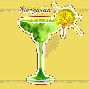 Margarita Cocktail - vector clipart