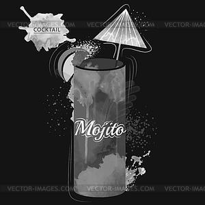 Mojito Cocktail - vector image