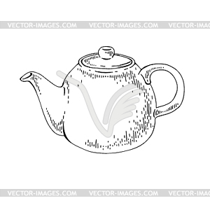 Teapot - vector image