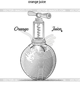 Orange Juice - vector clipart / vector image