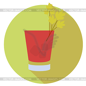 Cocktail Bloody Mary - vector clipart