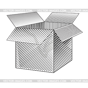 Box 0 - stock vector clipart