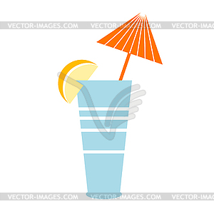 Cocktail icon - vector clipart / vector image