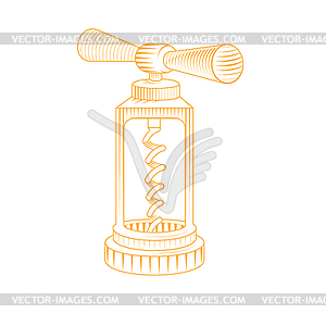 Corkscrew icon 0 - vector image