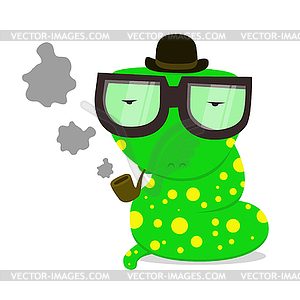 Snake - color vector clipart