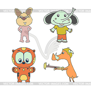 Animals collection - vector clip art