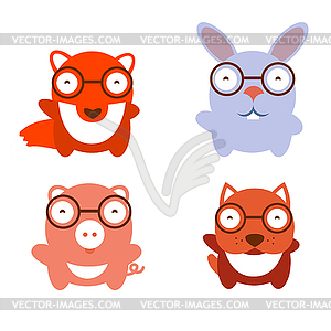 Cartoon Animal set - vector image