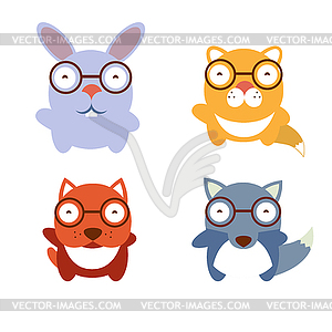 Cartoon Animal set - vector clipart