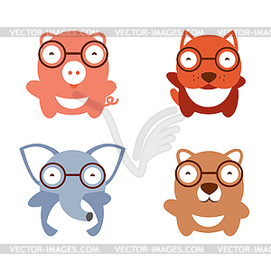 Cartoon Animal set - vector clip art